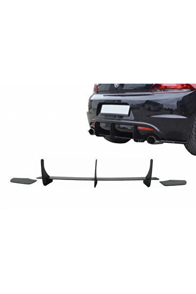 tuningset Rear Bumper Extension for Diffuser suitable for VW Scirocco Mk3 III R