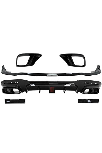 tuningset Kit caroserie Prelungire bară față și difuzor de aer potrivit pentr...