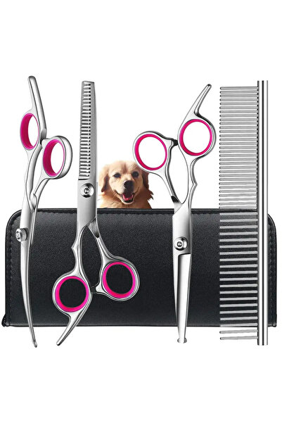 Choice 4PCS 4pcs Pet Safe Scissors - Ambidextrous Stainless Steel Dog Groomin...