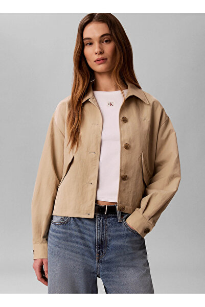 Calvin Klein Jeans Kahverengi Kadın Ceket LV047G502GPF0