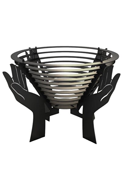 Vivatechnix Vatra metalica de foc Krodesign KRO-1070, diametru 600 mm, grosim...