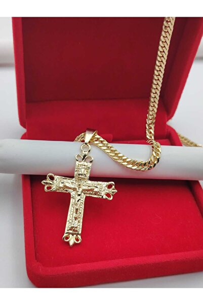 NN Lant Jesus2 placat cu aur14k