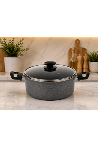 USTAOGLUHOME Mhtp 24 cm Granite Pot