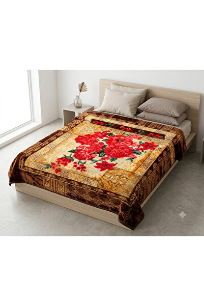 Generic Sine Mas Korean Nafir and Text Single Layer Blanket - Approx. 2 kg - ...