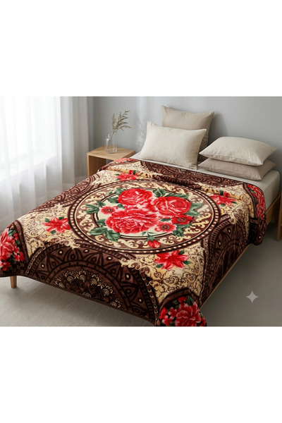 Generic Sine Mas Korean Naver and Text 2-Layer Blanket - Approx. 3kg - Soft a...