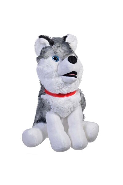 BAMI NETWORK Catelus Husky de Plus 30cm pentru Copii si Colectionari
