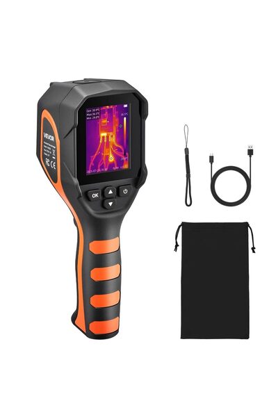 VEVOR Camera cu termoviziune TISR Super Rezoluție 320 x 240, Infrarosu IR 256...
