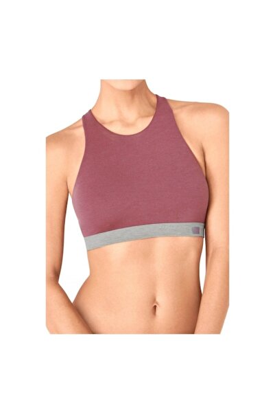 SLOGGI Sutien sport, Top 1 Move Flow pentru femei, lila închis, XS