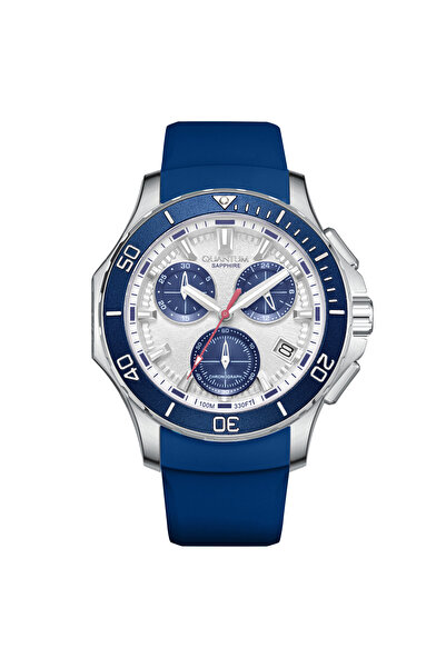 Quantum Men's Analog Silver Dial Watch - HNG1282.339