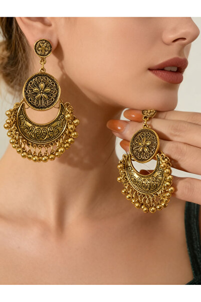 Take Two By Styli Bohemian Style Drop Earrings