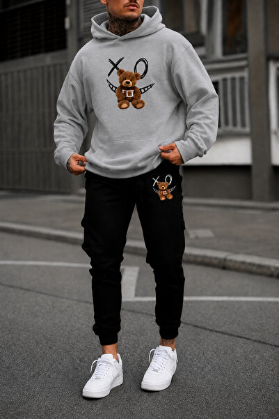 PAVRO Sweatshirt Tracksuit Set Oversize Shiny Comfortable Fit Quality Fabric ...