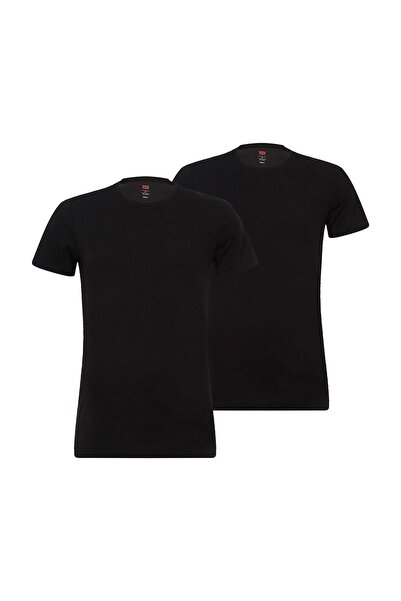 Levi's Ανδρικό Μονόχρωμο Πουλόβερ 2P 37152-0022-JET BLACK Μαύρο