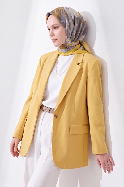 Silk Home Velora Eşarp Fırça Desen Sarı