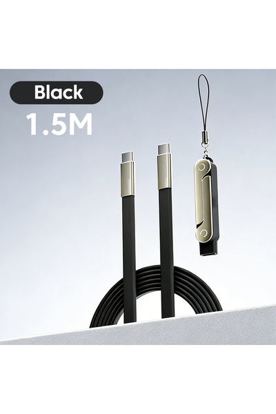 Choice13 Black 2-in-1 240W Fast Charging Bracket Adapter Portable Type C Male...