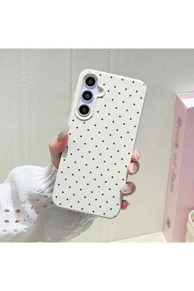 Choice5 Galaxy S25 Ultra White II05 Ins Polka Dots Phone Case For A56 5G A16 ...