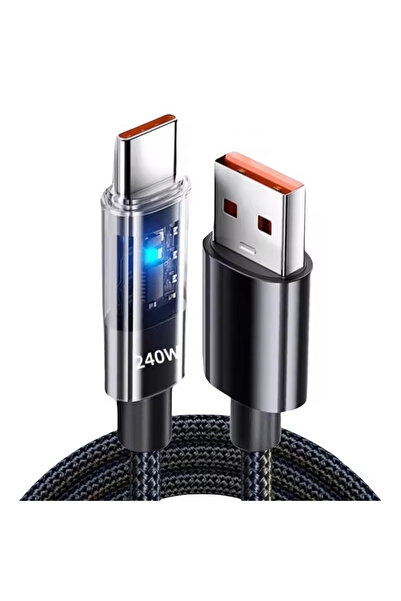 Choice4 1m USB To Type-C 240W Quick Charging Cable USB To Type-C/Dual Type-C ...