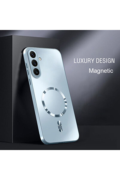 Choice16 Galaxy A57 Blue AG Magnetic Matte Silicone Case For A14 A15 A16 A17 ...
