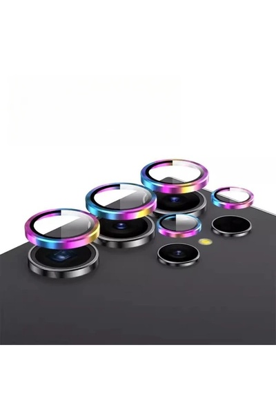 Choice11 For Galaxy S24 Plus Colorful Camera Lens Screen Protector 9H Tempere...