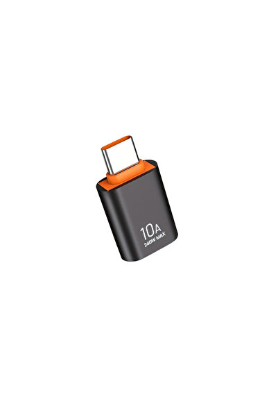 Choice3 C Male to USB Black 10A Fast Charge Type-C Male to USB Female OTG Ada...