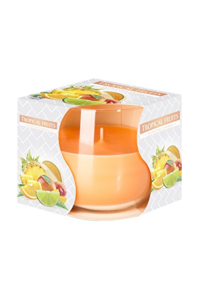 LCA Set 3 x Lumanare Parfumata in Pahar Fructe Tropicale, 18 Ore