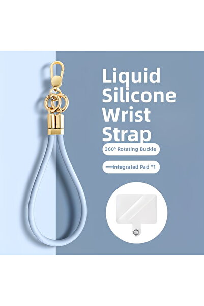 Choice1 blue 1 Piece Silicone Wrist Strap Suitable for Common Phone Cases. Ve...