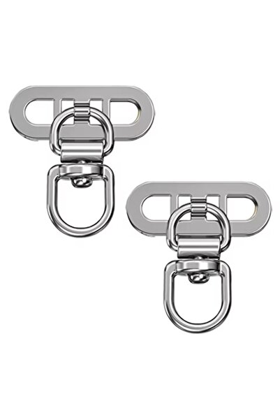 Choice6 2Pcs Silver Mini Phone Tether Tab 360° Rotatable Ultra-thin Universal...