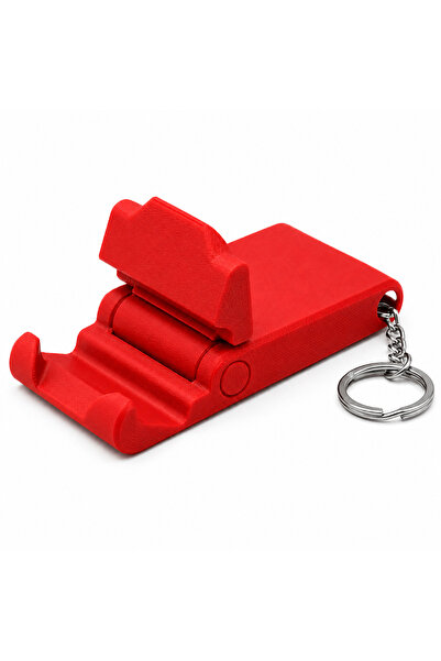 Choice 1pcs Red Rafford Foldable Keychain Phone Stand, Portable Pocket Mobile...