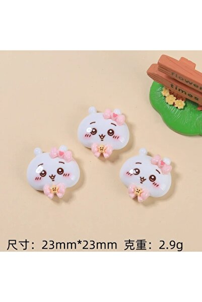 choice2 D 3PCS 20PCS CHIIKAWA DIY Art Charm 3D Resin Kawaii Handmade Cream Gl...