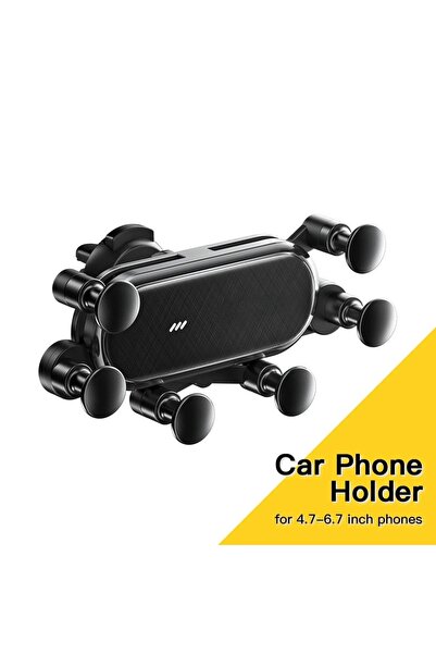Choice Black type Air Vent Car Phone Holder 6- 360-Degree Gravity Phone Mount...