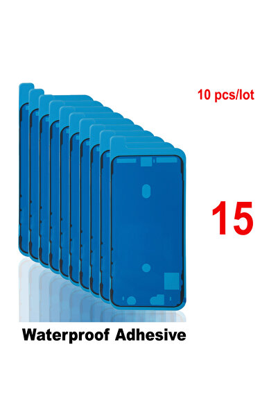 Choice7 For 15 10Pcs LCD Display Front Side Waterproof Seal Stickers for iPho...