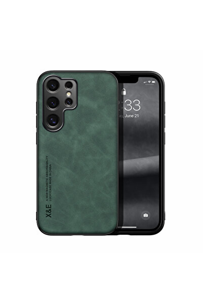 Choice26 For Galaxy S25 FE Green Luxury Leather Ultra Thin Phone Case For S26...
