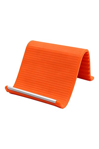 Choice Orange - 1PCS Foldable Silicone Phone Holder, Portable and Can Be Free...