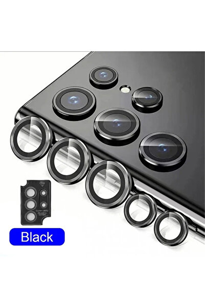 Choice S26 Ultra black Metal Lens Ring Glass For S26 S25 S24 S23 S22 Ultra Pl...