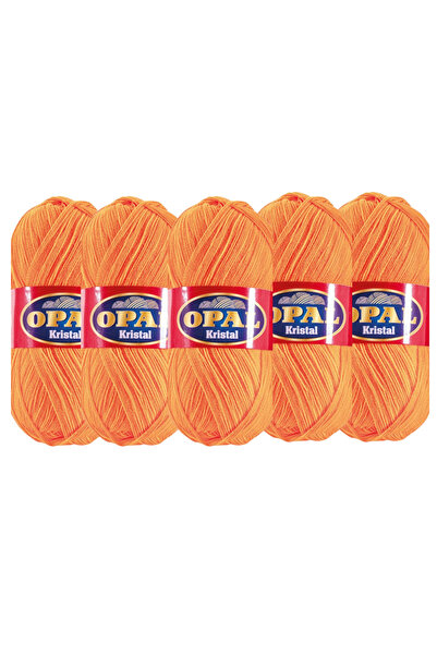 OPAL Kristal Fiber Yarn 5-Pack 100 Gr 450 Mt – Bath Fiber, Scrubbing Cloth an...