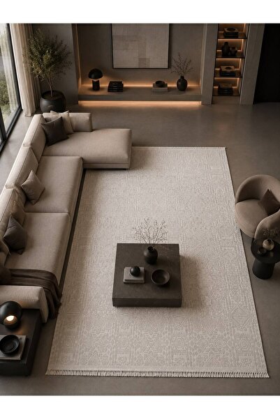 Merinos Safir 95190 060 Halı Leke Tutmaz, Tozumaz Yumuşak Modern Halı Salon O...