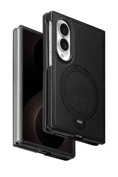 bbtech Samsung Galaxy Z Fold 8 ile Uyumlu MagSafe Standlı 360° Dönebilen Darbe ve Kamera Korumalı Premium Kılıf
