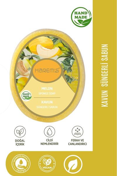 HAREM'S Harems Melon Sponge Soap 120 g