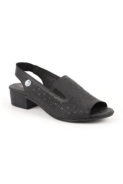 Mammamia Women's Sandals Evening Dress Genuine Leather Laser Cut Short Heeled...