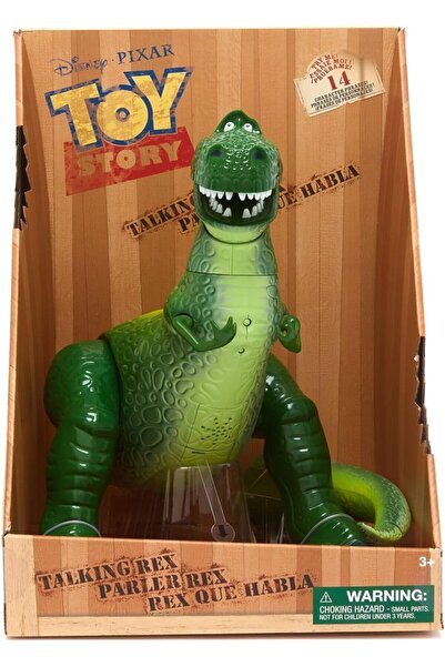 Disney Store Official Toy Story Rex Interactive Talking Figure, 12-inch, feat...