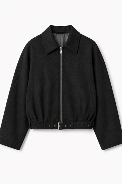 moda armanc Women's Oversize Belted Bomber Jacket |   New Season Stylish Jacket