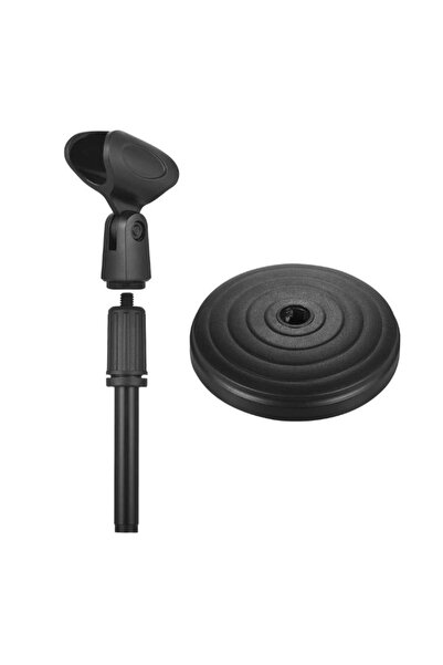 Generic Adjustable Desk Microphone Stand With Clip 5031800025 Black