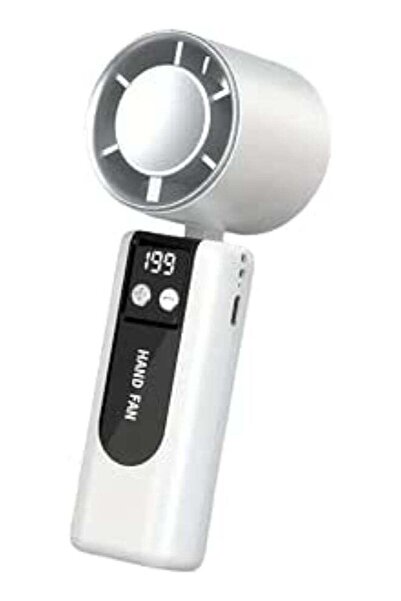 Generic Portable Mini Turbo Cooling Fan, 200-Speed Rechargeable Personal Fan,...
