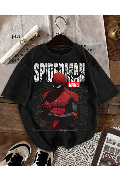 Toum Spider Printed Unisex Oversize T-Shirt