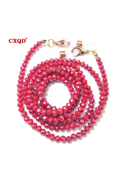 Choice3 75cm 3mm red Handmade Fashion Reading Glasses Chain For Women Sunglas...