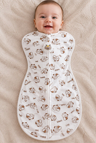 Billy Baby Unisex Bebek Uyku Tulumu Kundak – %100 Pamuklu Penye Kumaş – Fermu...