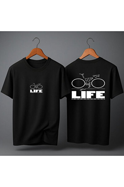 MAGORS Cycling T-Shirt, Sports, Motivational Back Printed Oversize Premium Un...
