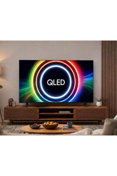 Nikai تلفزيون ذكي QLED بدقة 4K UHD مقاس 55 بوصة |   60 هرتز |   تصميم بدون إطار |   أندرويد 15 |   واي فاي |   تقنية HDR |   3 منافذ HDMI |   2 منفذ USB |   سنتان |   55NKSQLED أسود