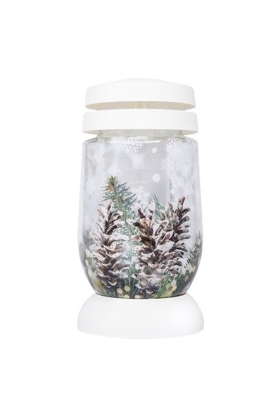 Bolsius Set 2 x Candela din Sticla 3 l cu Con