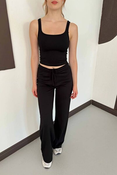 aura7 collection Kg Thin Straps Soft Textured Cropped Track Suit