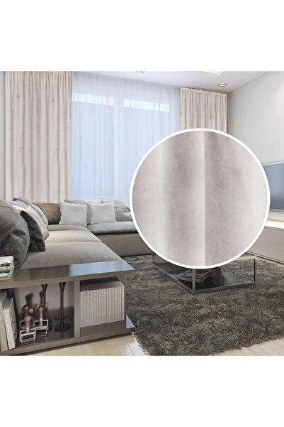 CasaRossaTextil Draperie French Velvet Crem | 300×250 cm | set 2 panouri - 15...